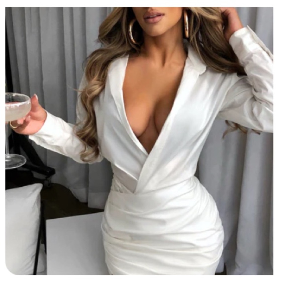 Babyboo Fashion Mila White Mini Dress